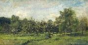 Charles-Francois Daubigny Orchard oil on canvas
